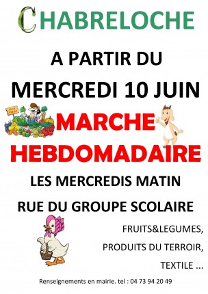 Affiche Marché